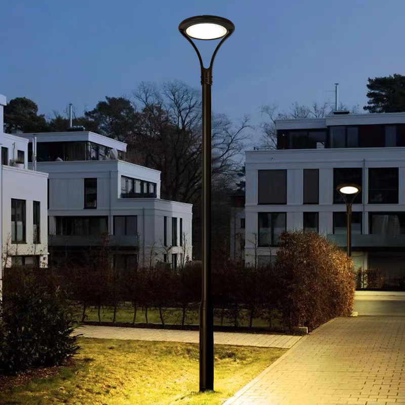 30W + 3m poste de lámpara de energía comercial