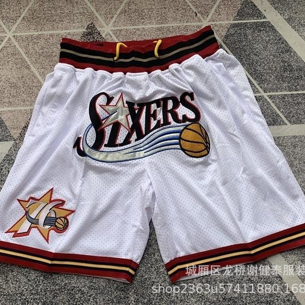 Mayorista 76 Lakers Heat King Jazz Timberwolf Pistón Clipper Cavaliers Sun Pocket Pantalones