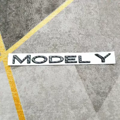 Car logo — Car Badge Sticker - replacement-pack-comes-with-adhesive-backing-carbon-fiber-pattern-modely-english