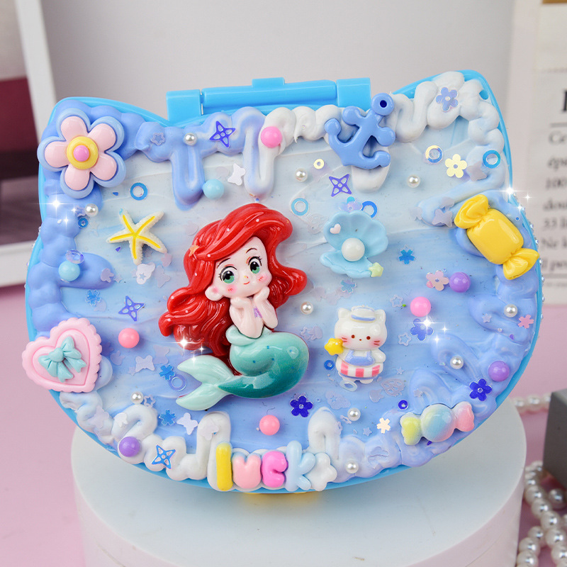女の子 DIY 手作りクリーム接着剤材料パッケージギフトボックスセットクリエイティブ手作りショップ教育屋台おもちゃ卸売|undefined