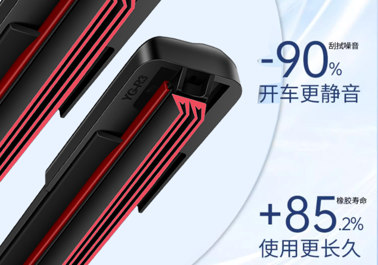 Suitable for Four-Layer Rubber Strip Car Wipers, Original Boneless Universal Car Dual Rubber Strip Original Special Wipers