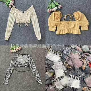 shein女装外贸尾货希音品牌杂款女装库存实体地摊直播货源特价清