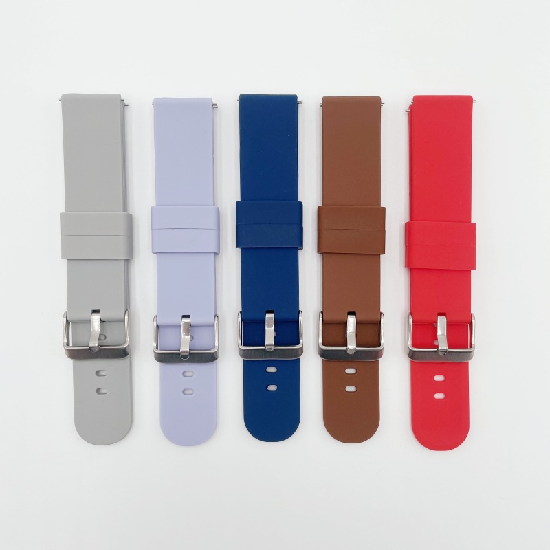 [in stock] 20mm universal interface silicone strap for Huawei Samsung watch with quick release ears