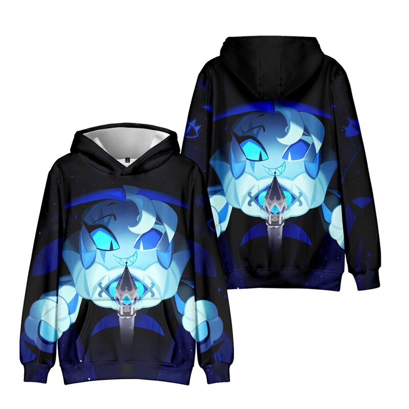 3D Game Beast Cookie Shadow Milk Cookie Plush Hooded Sweat Adult Children