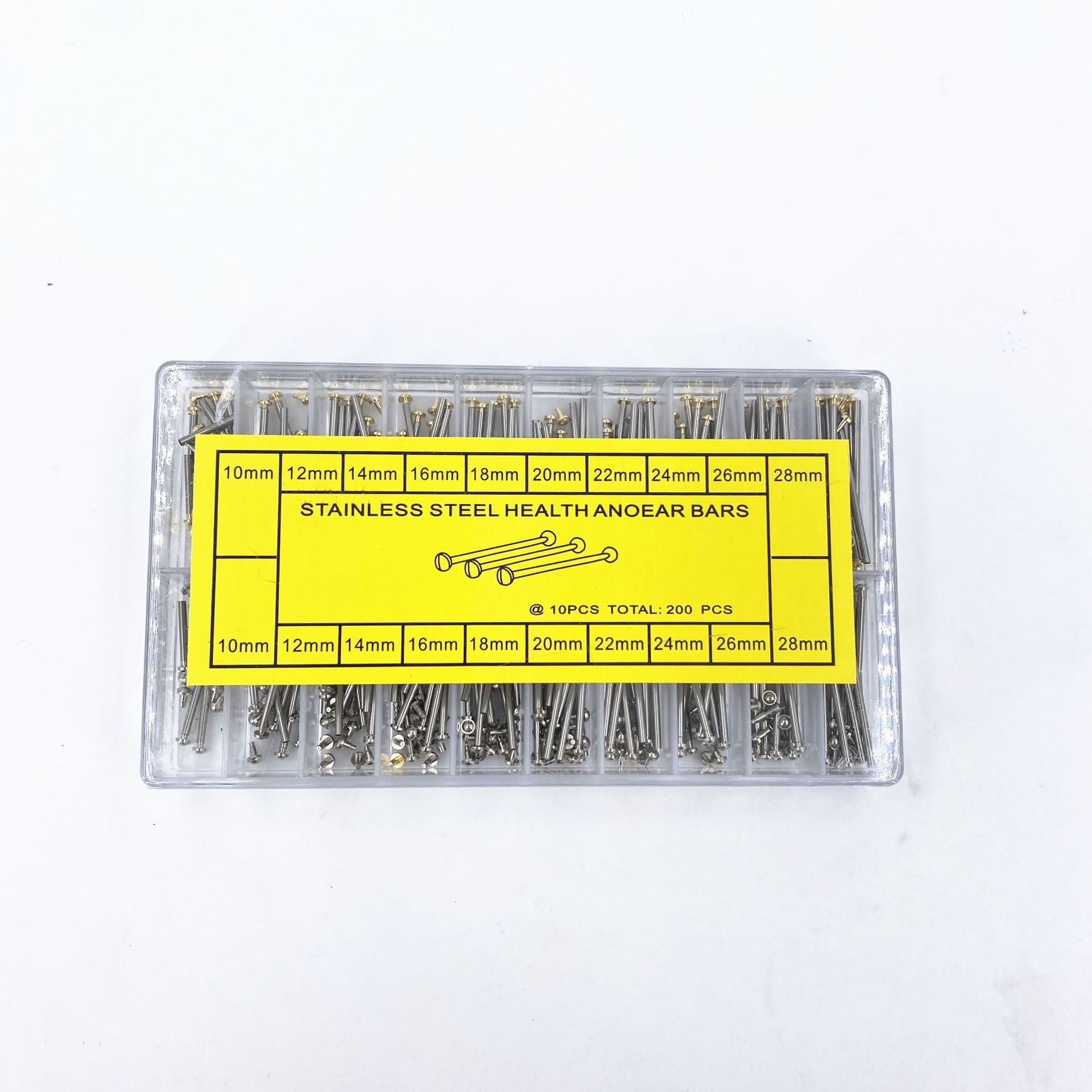 手表配件 精密生耳杆表轴 陶瓷表一字螺杆 表带固定轴连接杆混装