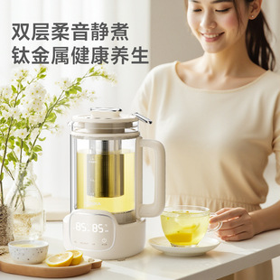 Konka Pure Titanium Health Pot Home Office Multi-Functional Small New Tea Maker Hot Water Flower Teapot Gift