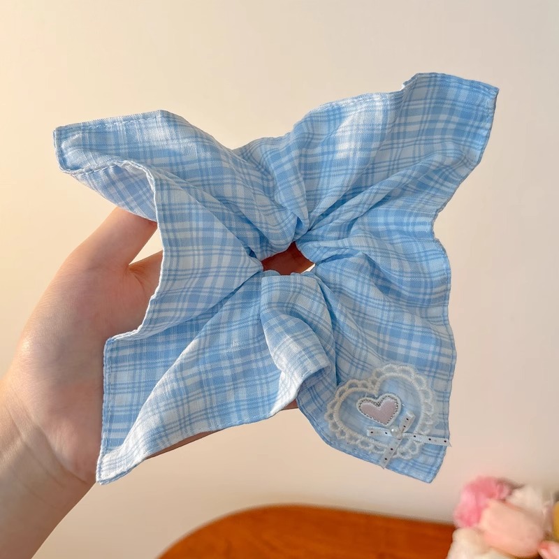 Lazo de encaje para niños, lazo para el cabello de intestino grueso, niña, bola, cabeza, cuerda para la cabeza, niña dulce, cola de caballo, cuerda para el cabello, tocado