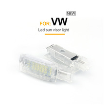 适用于大众汽车LED遮阳板灯/化妆镜灯斯柯达捷达帕萨特主副驾驶灯