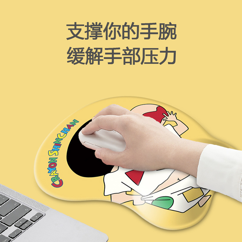 Culo pequeño Nuevo cojín de muñeca alfombrilla de ratón de dibujos animados almohadilla de muñeca chica 3D pecho almohadilla de muñeca de silicona almohadilla de ratón suave