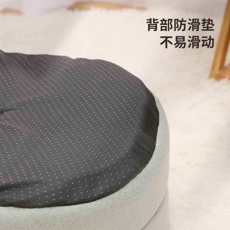 Hawo nuevo 3D 3D esponja para mascotas nido redondo PP algodón cómodo suave antideslizante cuatro estaciones Universal perrera gato nido