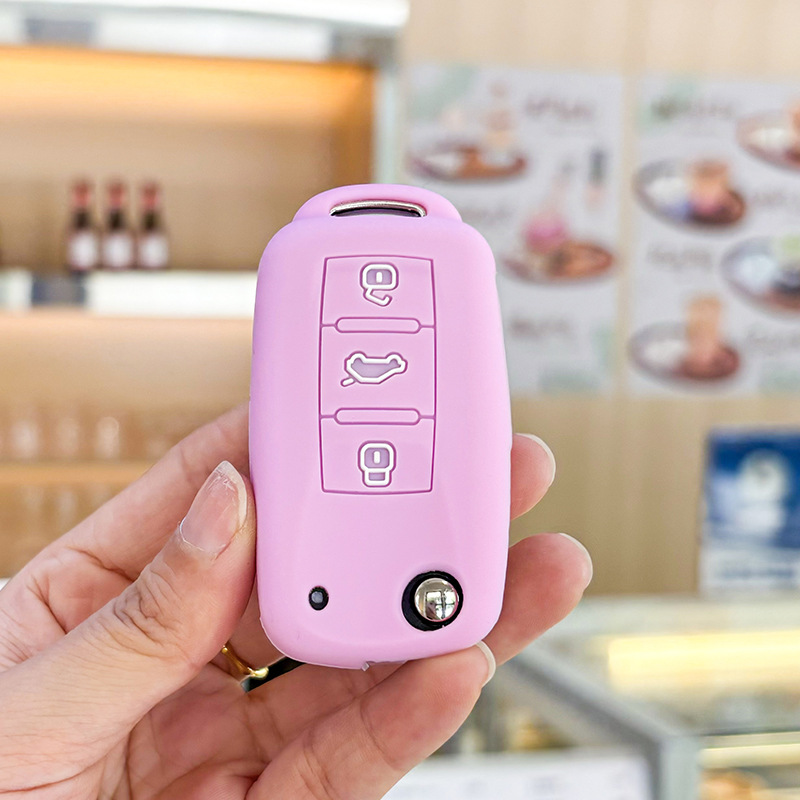 Spot silicona 22 bolsas Volkswagen, funda protectora de llavero de automóvil Toyota, adecuada para un automóvil exquisito, portátil y exquisito