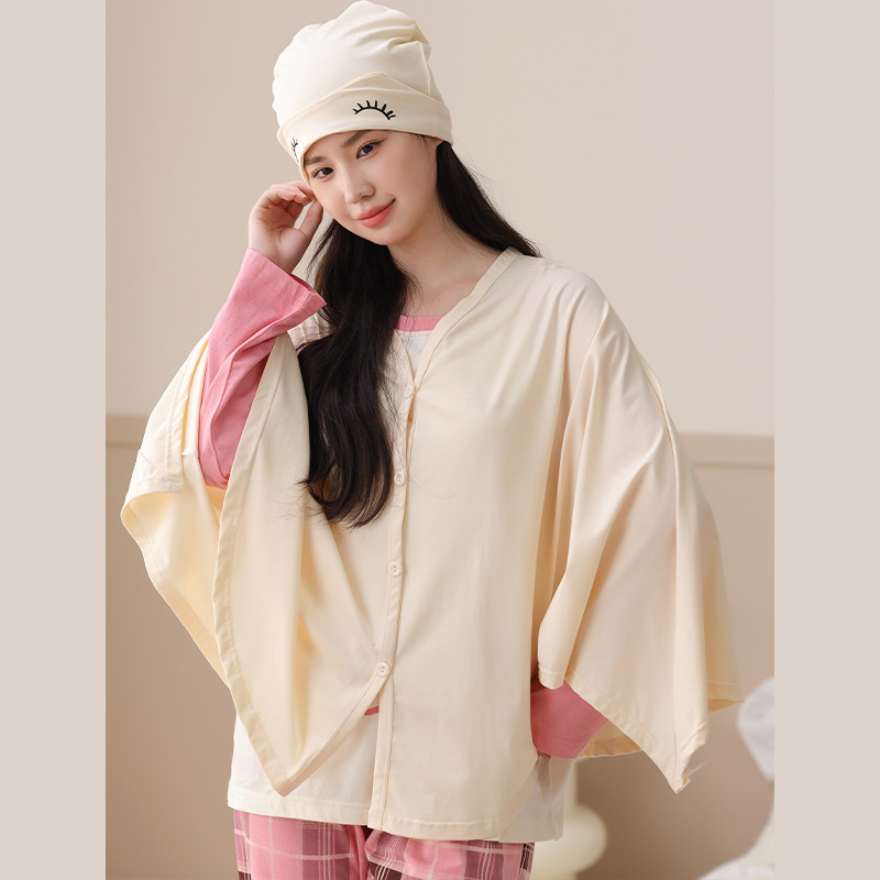 Pure Cotton Threaded Pregnant Women's Shawl Hat suit Shoulder Pads Shoulder Ware Maternal Cold-proof Nursing Cloak for Four Seasons Pure Cotton Threaded Pregnant Women's Shawl Hat suit Shoulder Pads Shoulder Ware Maternal Cold-proof Nursing Cloak for Four Seasons