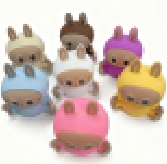 Explosiones transfronterizas coloridas pandas lámpara de noche lámpara de cabecera del dormitorio atmósfera lámpara de regalo de cumpleaños lámpara de silicona lámpara de noche