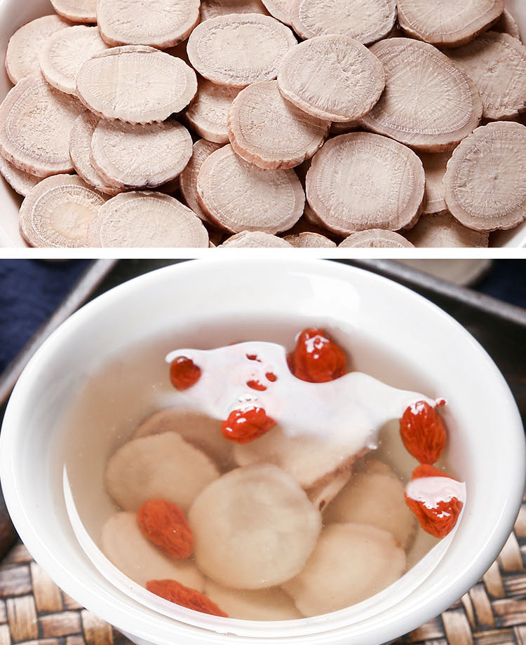 White Peony Root Slices Bai Shao 250g 500g Dried Paeonia lactiflora for Decoction and Tea in use
