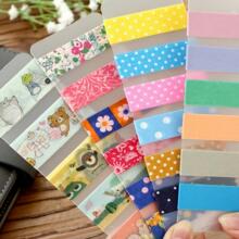 3片装 透明磨砂创意便携和纸胶带分装板 手帐活页本diy配件周边