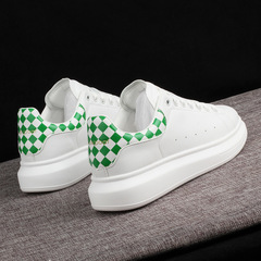 Men's and Women's Same Style White Shoes, England Thick Sole Trendy Shoes, Couple's Soft Sole Casual Shoes, Sports Shoes for Men, Slip-on Shoes