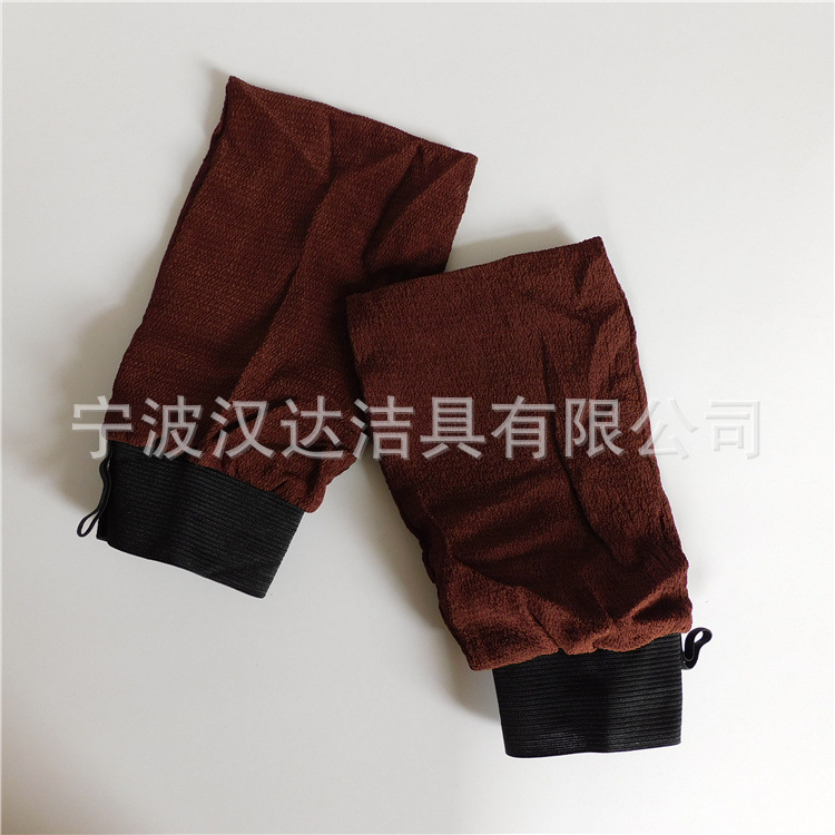 Guantes de baño de arena gruesa guantes de baño espalda frotar guantes de lodo guantes de baño