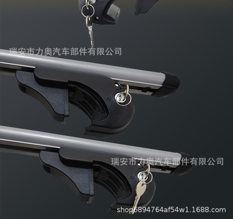 Shark Fin Luggage Rack Cross Bars Roof Rack Aluminum Alloy SUV