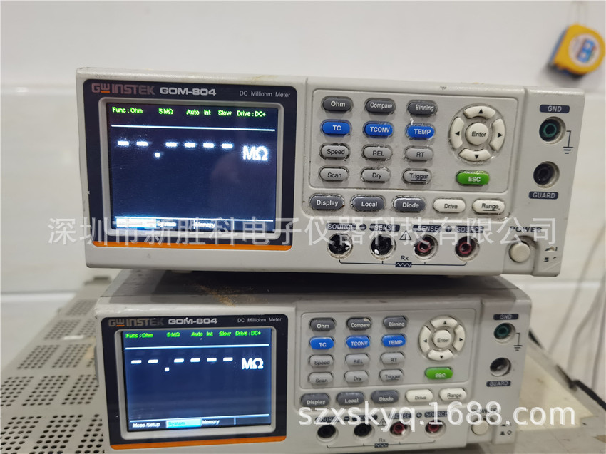 直流微欧姆计 GOM804 GOM-805 毫欧表 低电阻测试仪