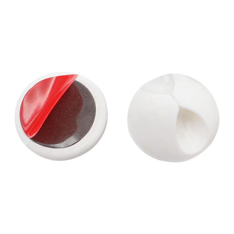작은 단일 구멍 흰색(빨간색 가죽)