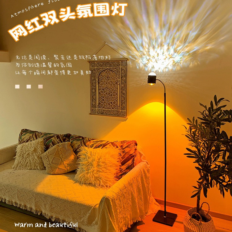 검은 일몰 빨간색 가변 라이트 블루 보라색 물 리플 8 색 카드