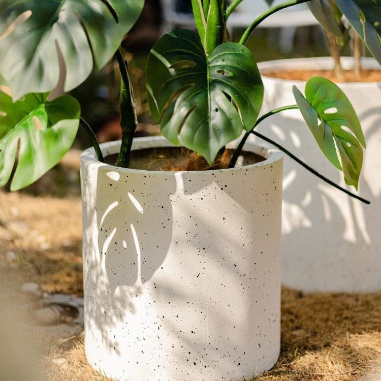 Nordic минималистский магниевый глиняный цветочный горшок для дома мягкая гостиная балкон