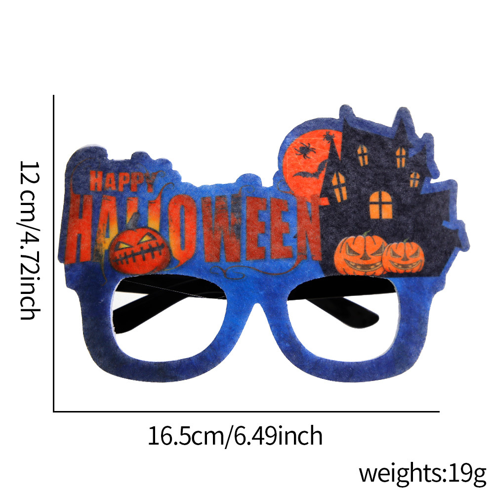 Araña calabaza gafas de dibujos animados Marco de vestir Gafas transfronterizas nuevas gafas de Halloween niños adultos fantasma Festival Fiesta Decoración