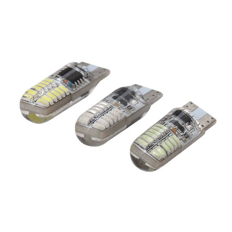 T10 3014 24SMD Лампа-шар LED светодиодный свет Silicon Silicon мигающий свет кристаллический свет двухсторонний