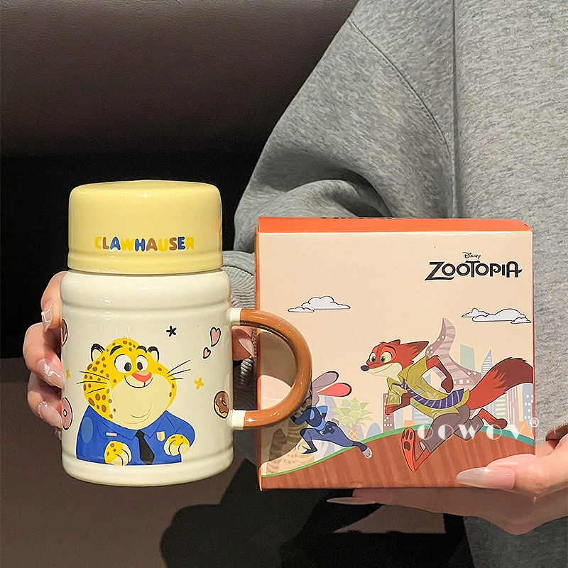 Потолок из керамики Зootopia Джуди Ника керамическая кружка дома милая ценная молочная чашка кофе с крышкой