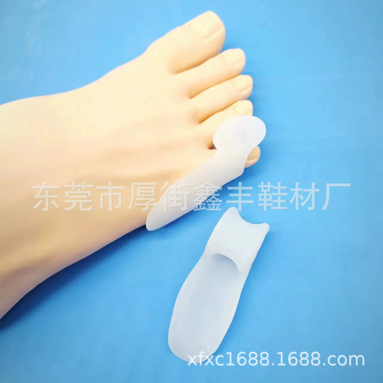 Сплиттер с одним отверстием для пальцев ног силиконовый сплиттер для маленьких пальцев ног Hallux Valgus ортопедический защитный чехол для большого пальца