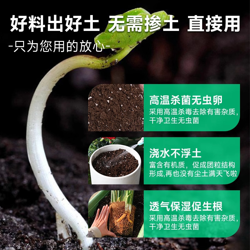 花の育成用の栄養土、野菜や花の育成用の万能花土、家庭用多肉植物の植え付け用の有機泥炭土|undefined