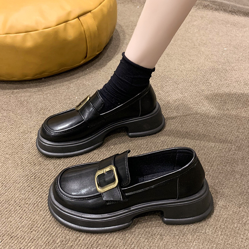 Summer fashionable universal shoes platform English style with metal…