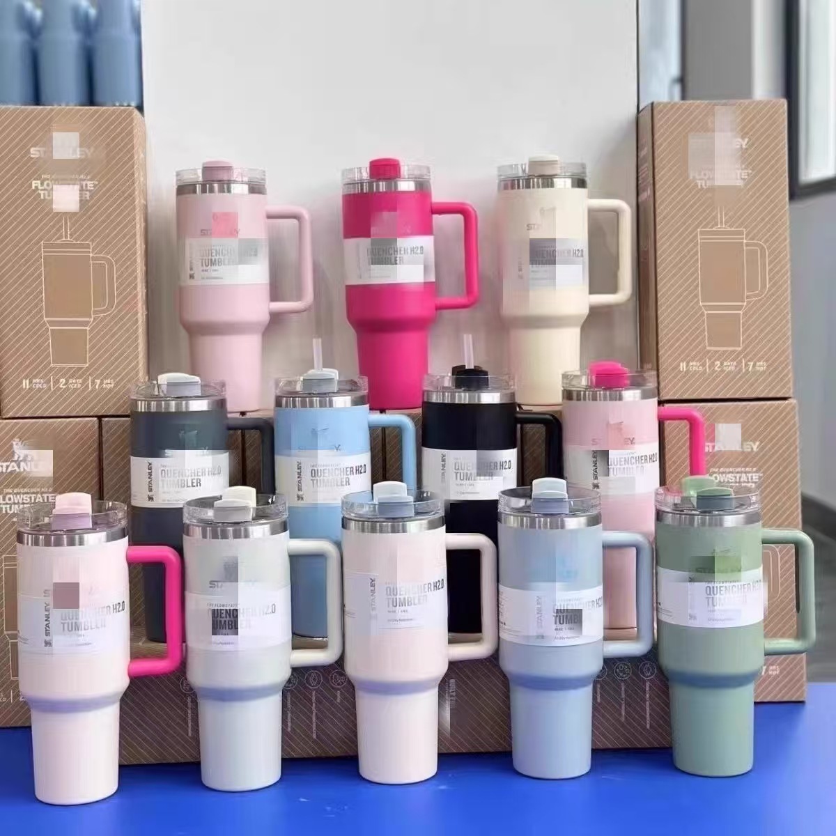 cross-border amazon ebay popular stanley 2 generation 40oz stainless steel in-car thermos