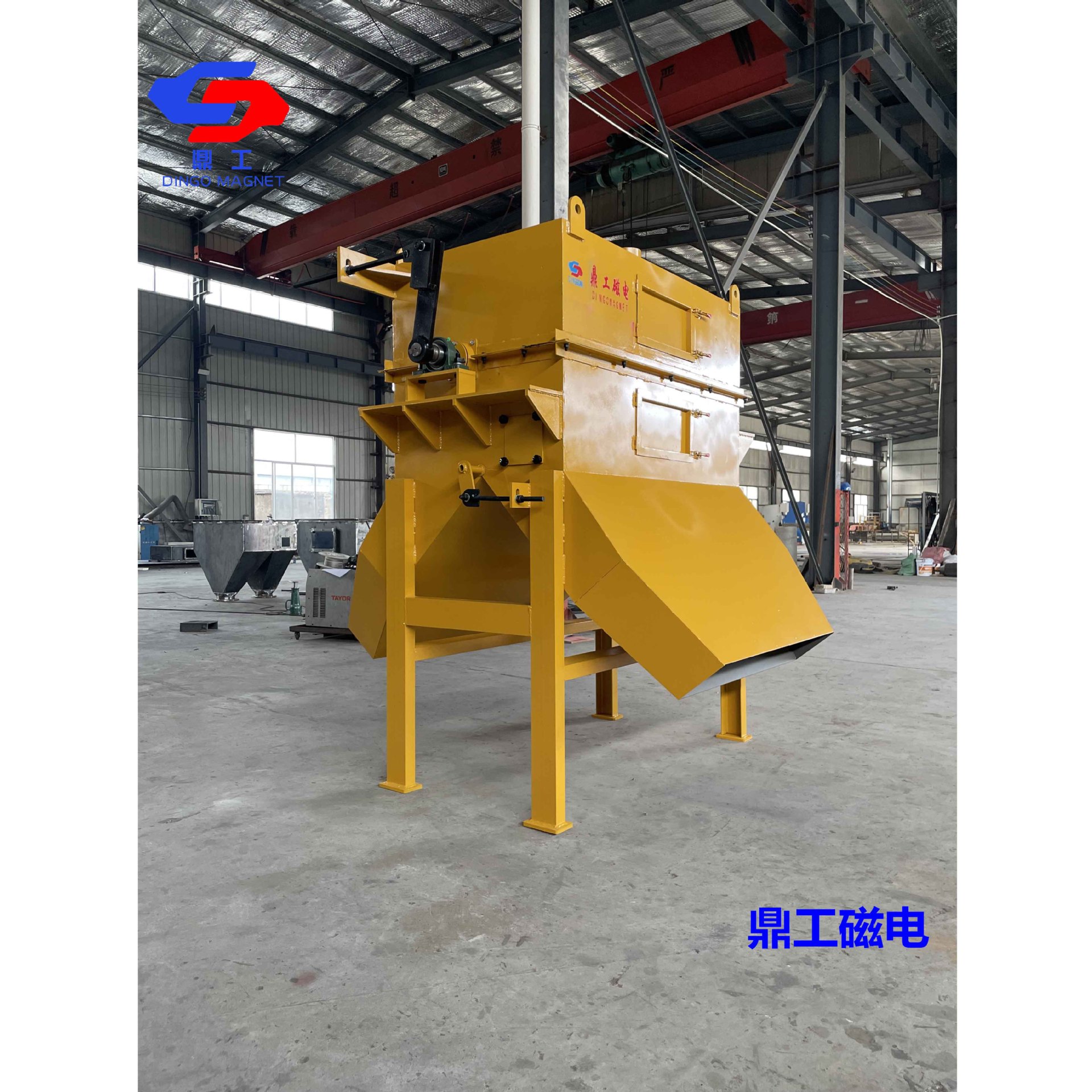 山东鼎工供应粉料磁选机 干粉磁选机永磁筒式磁选机价格优惠