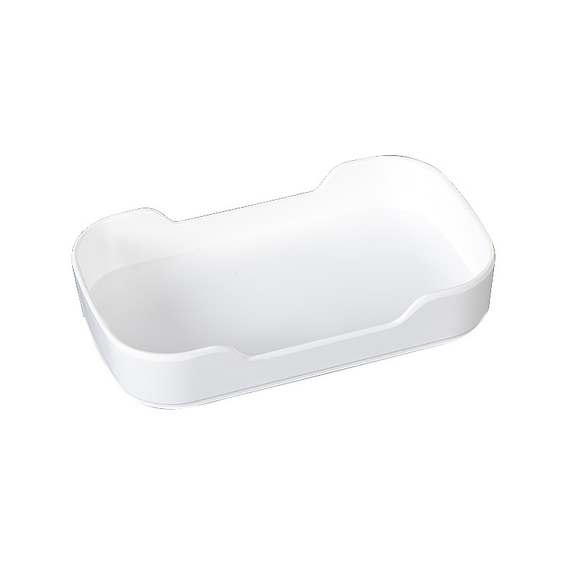 Melamine tableware Internet-famous hot pot restaurant side dish plate creative plastic dish rectangular Stackable barbecue plate dinner plate