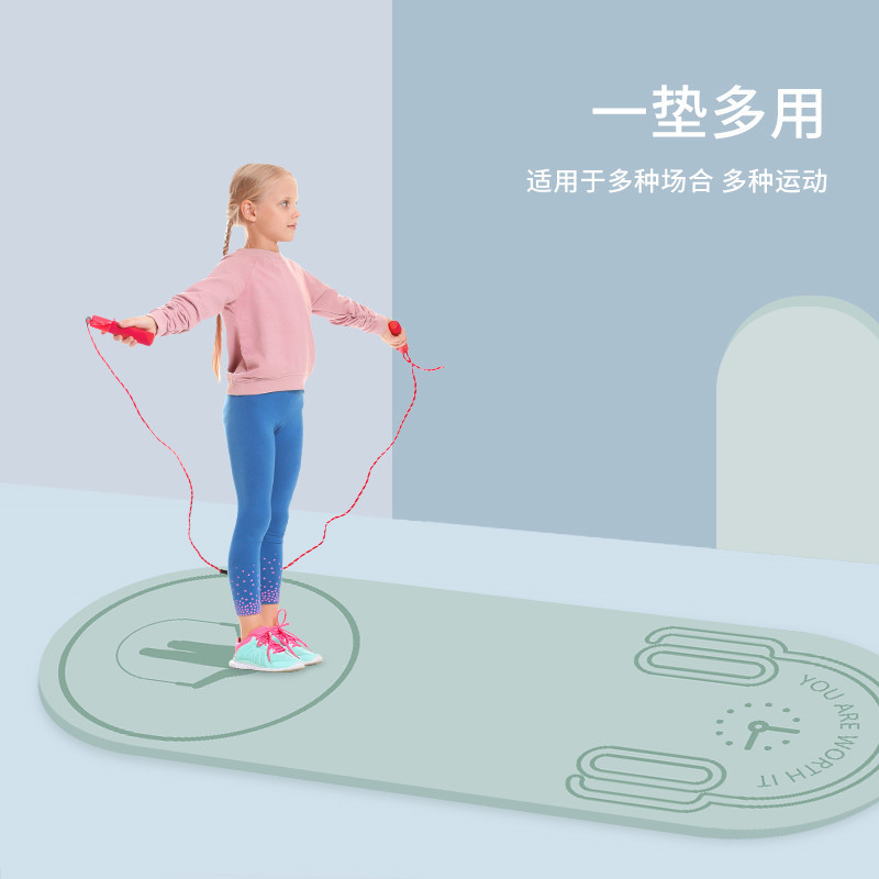 Household Multifunctional Large Size Student Exam Skipping Mat Tpe Yoga Mat Indoor Silent Non-Slip Floor Mat Household Multifunctional Large Size Student Exam Skipping Mat Tpe Yoga Mat Indoor Silent Non-Slip Floor Mat