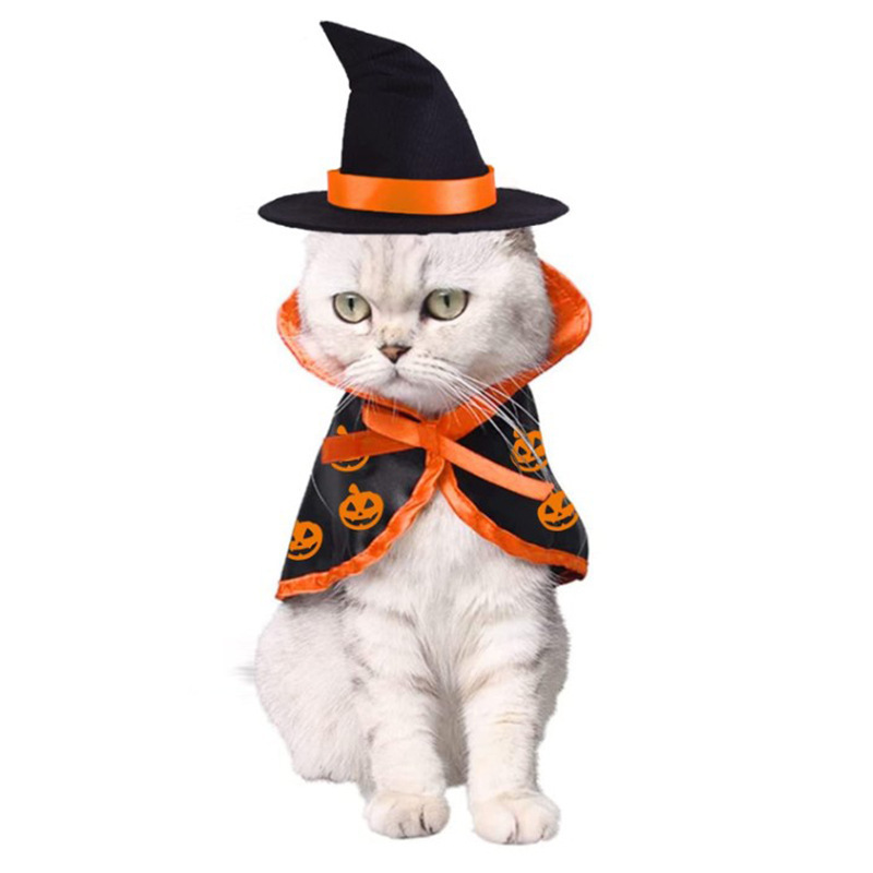 Cross-Border Amazon Halloween Pet Costume Magic Cloak Cat Dog Christmas Pet Transformation Costume Cross-Border Amazon Halloween Pet Costume Magic Cloak Cat Dog Christmas Pet Transformation Costume