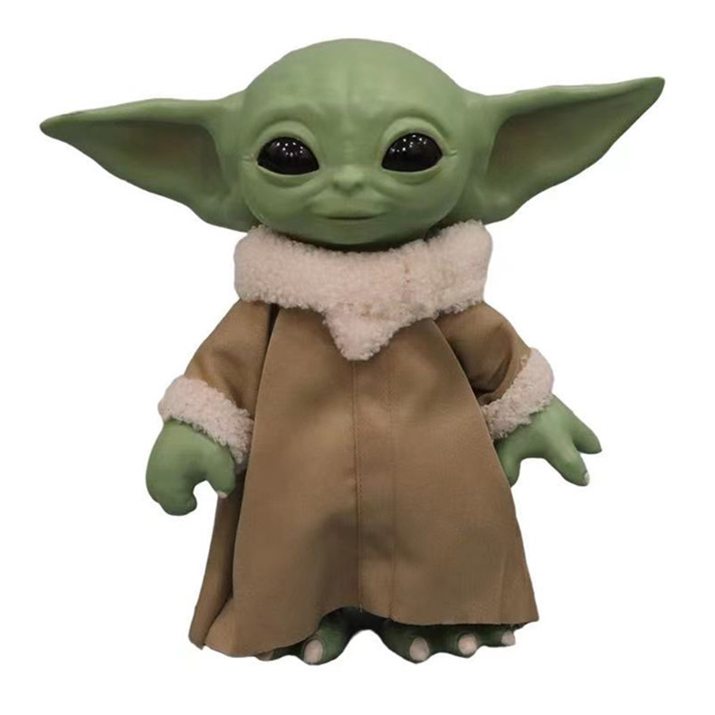 Yoda bebé hecho a mano Yoda bebé muñeca Star Wars mandaloren anime Yoda adornos de látex