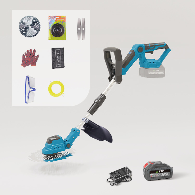 Cortacésped eléctrico pequeño cortacésped hogar recargable cortacésped batería de litio multifuncional cortacésped artefacto