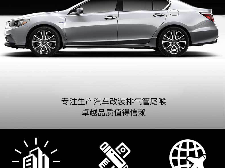 Suitable for Bmw 5 Series 520Li523Li | 535Li | 528Li | 325Li | X1X3 Modified Exhaust Pipe Tailpipe