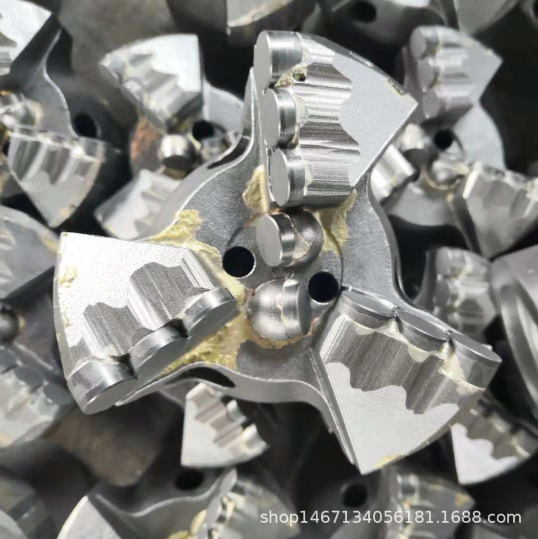 金刚石复合片 内凹三翼无芯钻头 刮刀 扩孔 金刚石钻头 诚信经营