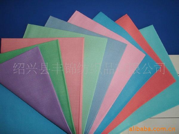 涤棉纱卡/工装工作服制服面料 T/C纱卡线绢 厂家现货