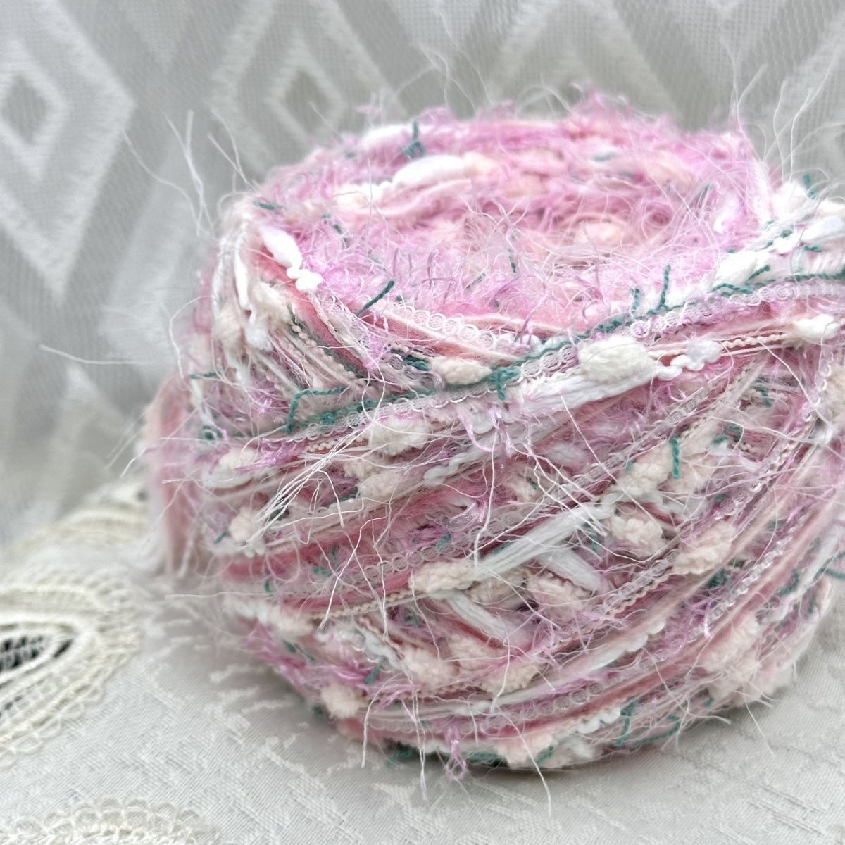 手混线新款 花海 美滴很 DIY手工混线手账手绳包包围巾帽子发夹线