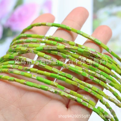 Crystal Tiger Eye Small Square | Zərgərlik ara hissələri - synthetic-grass-green-emperor-stone-24mm