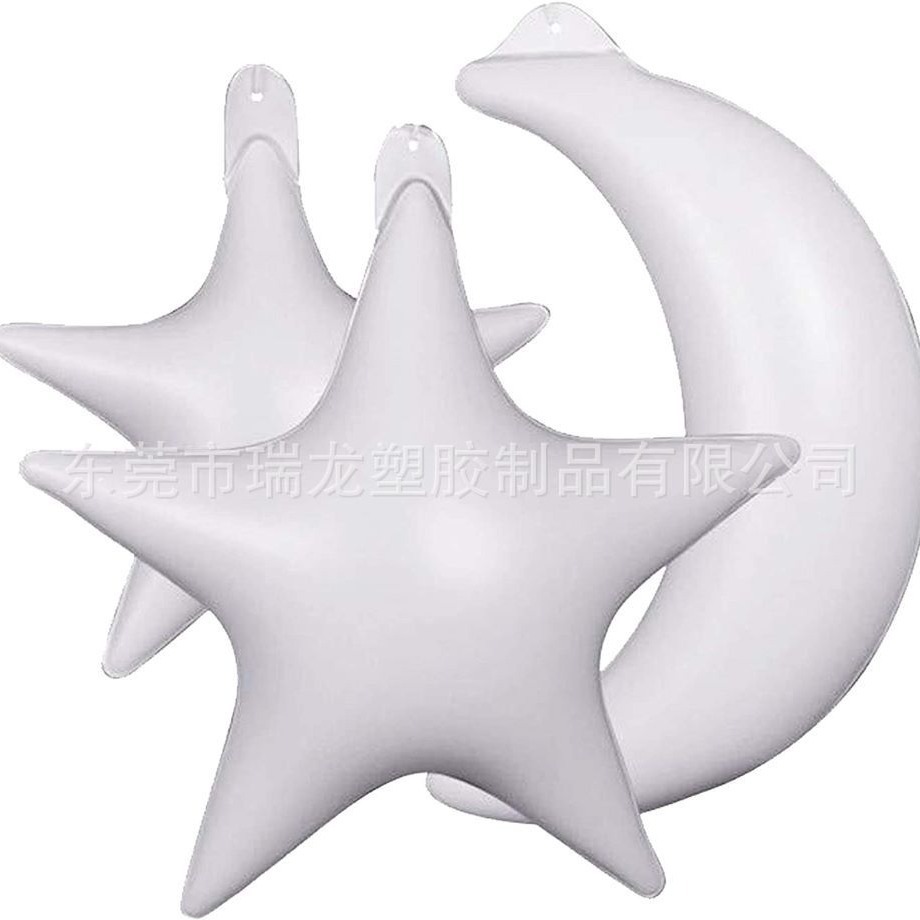 工厂做货星星月亮装饰品充气生日装饰数骰子 充气各种产品