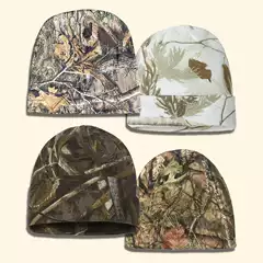 European and American Cross-Border Autumn and Winter Outdoor New Hip-Hop Retro Printed Pullover Knitted Hat Casual Versatile Double-Layer Hat