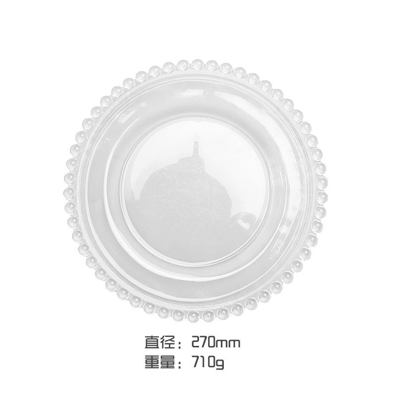 Medio de placa de cuenta transparente