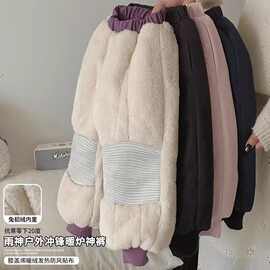 儿童棉裤一条过冬外穿男女童裤子保暖抗寒宝宝防风裤加绒加厚冬季
