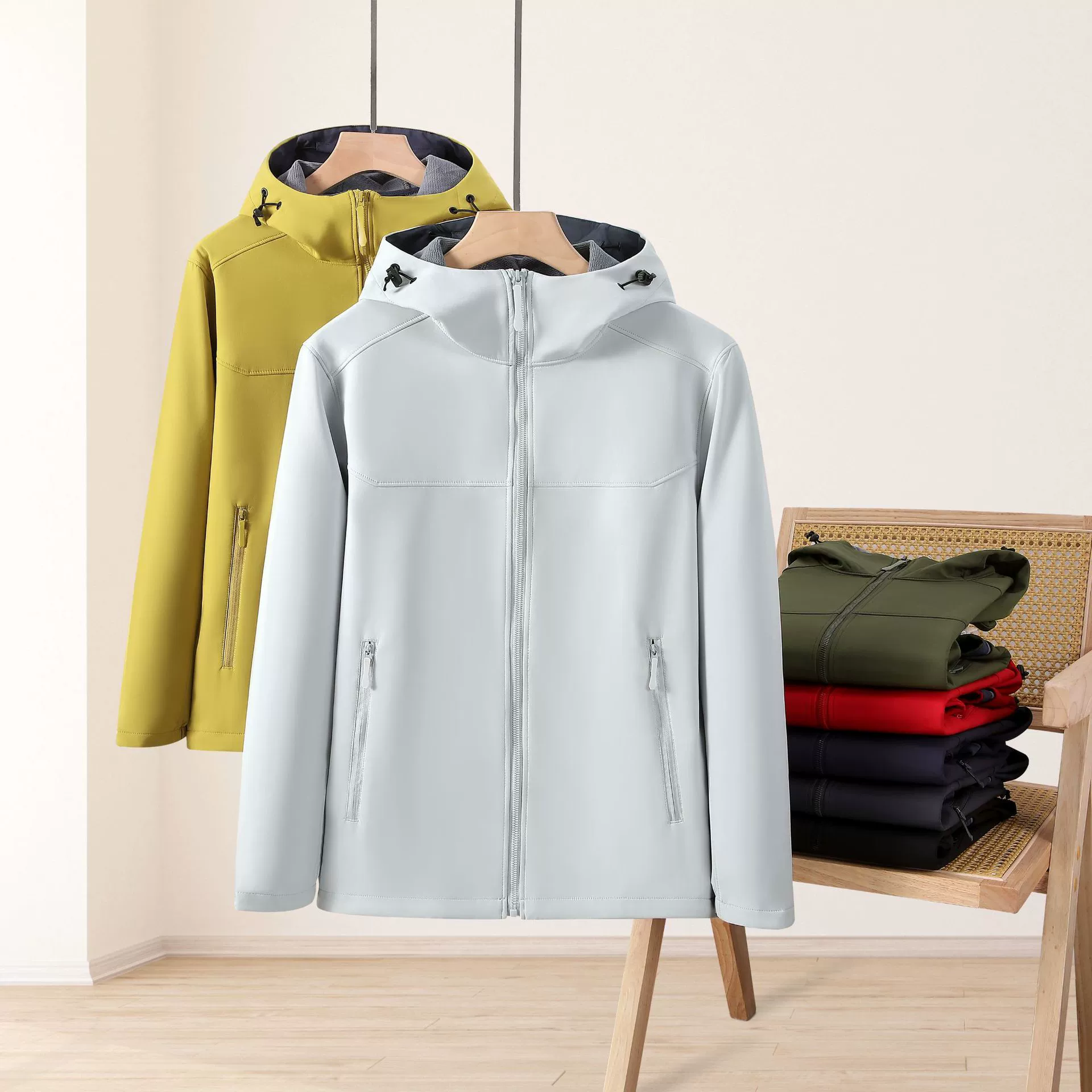 Наружная куртка с шапкой мягкая оболочка куртка на заказ рабочая одежда с логотипом слово ветрозащитная флисовая куртка с вышивкой на заказ