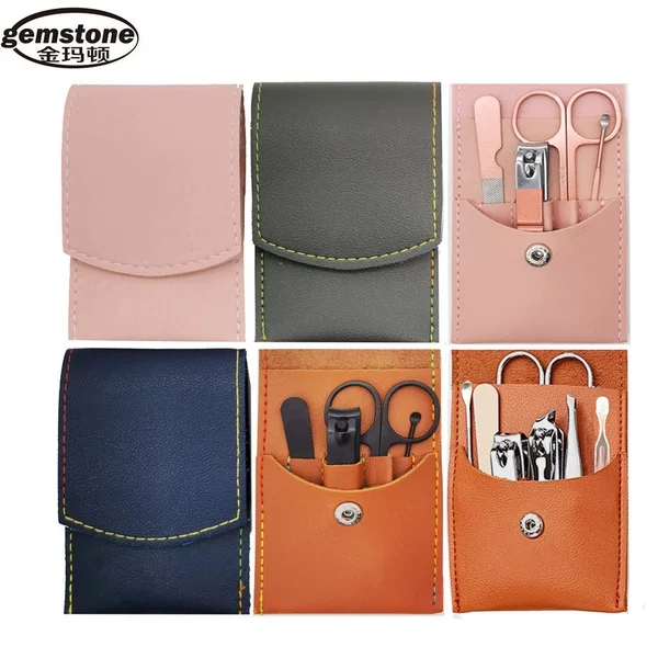 Wholesale Nail Scissors Set Manicure Beauty Manicure Tools Nail Clippers Nail Clippers 7-Piece Set Nail Portable